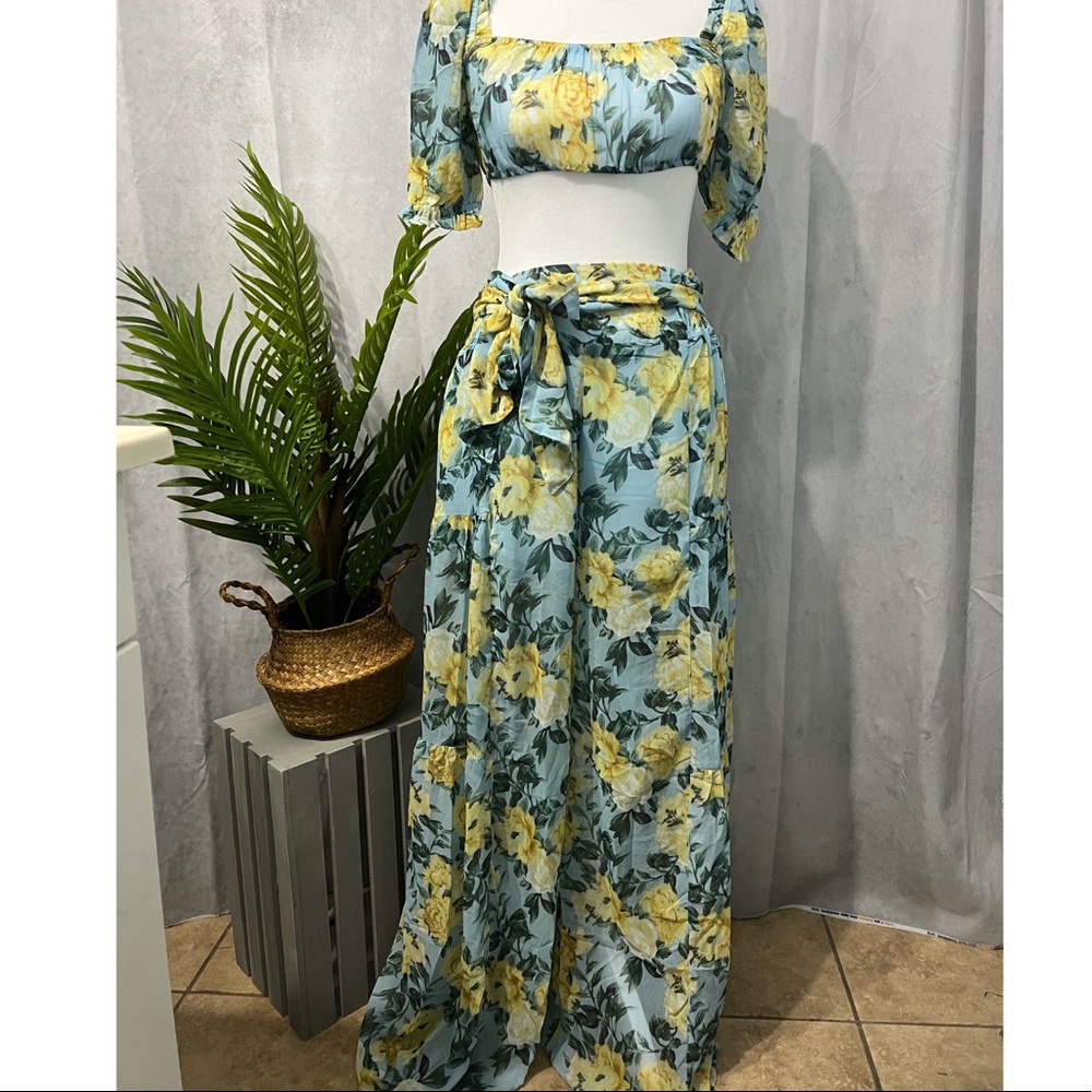 Floral Two Piece Set